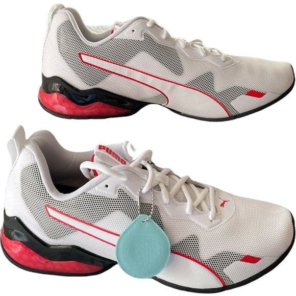 Men’s Sneakers Size 10.5 PUMA CELL VALIANT White/Red/Grey SoftFoam 19405501 main image 12